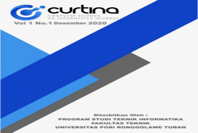 PENERBITAN JURNAL CURTINA PROGRAM STUDI TEKNIK INFORMATIKA UNIVERSITAS PGRI RONGGOLAWE TUBAN