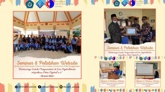 SEMINAR DAN PENDAMPINGAN PENGELOLAAN  WEBSITE DESA WANGUN